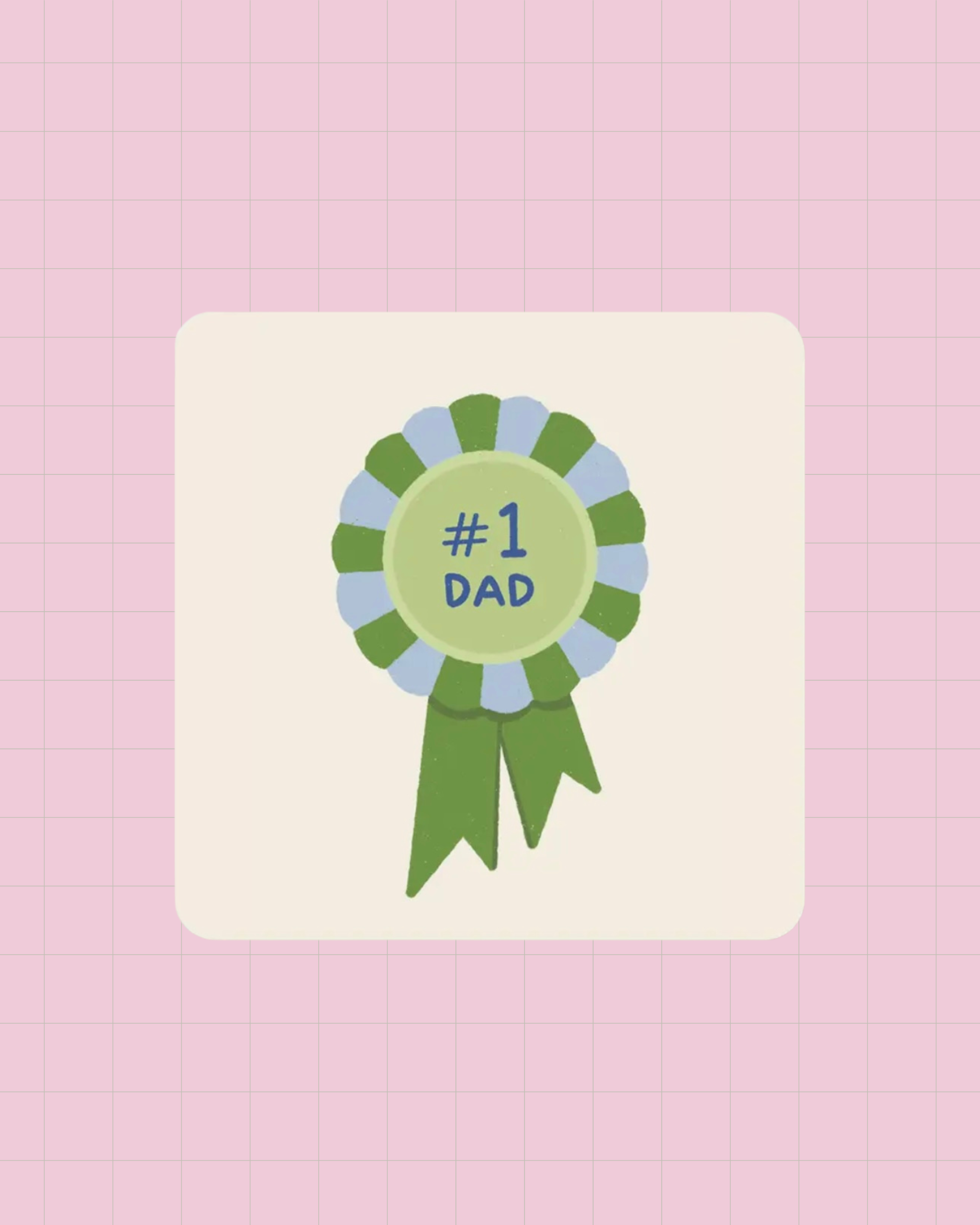 Number 1 Dad Coaster