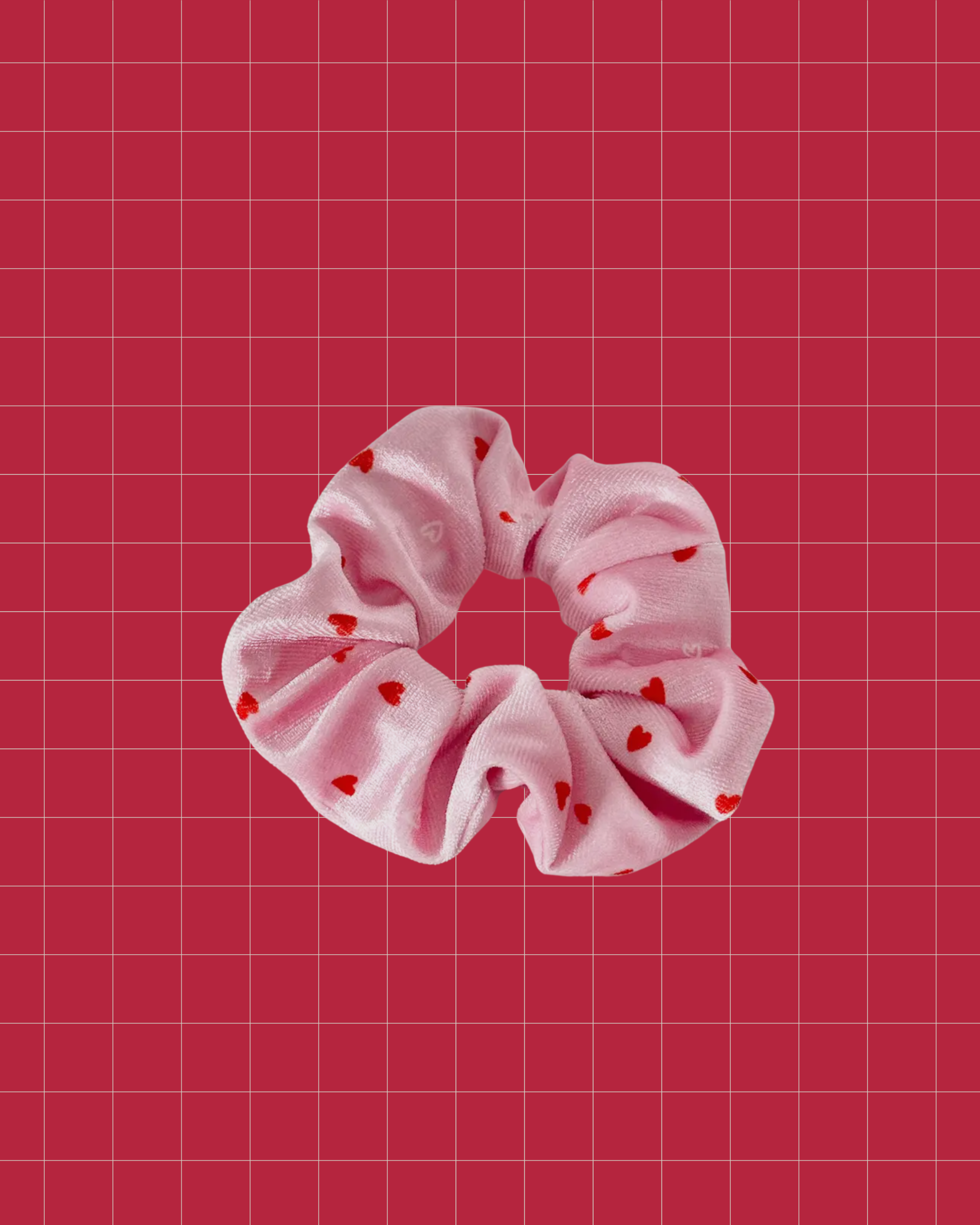 Cute Heart Scrunchie