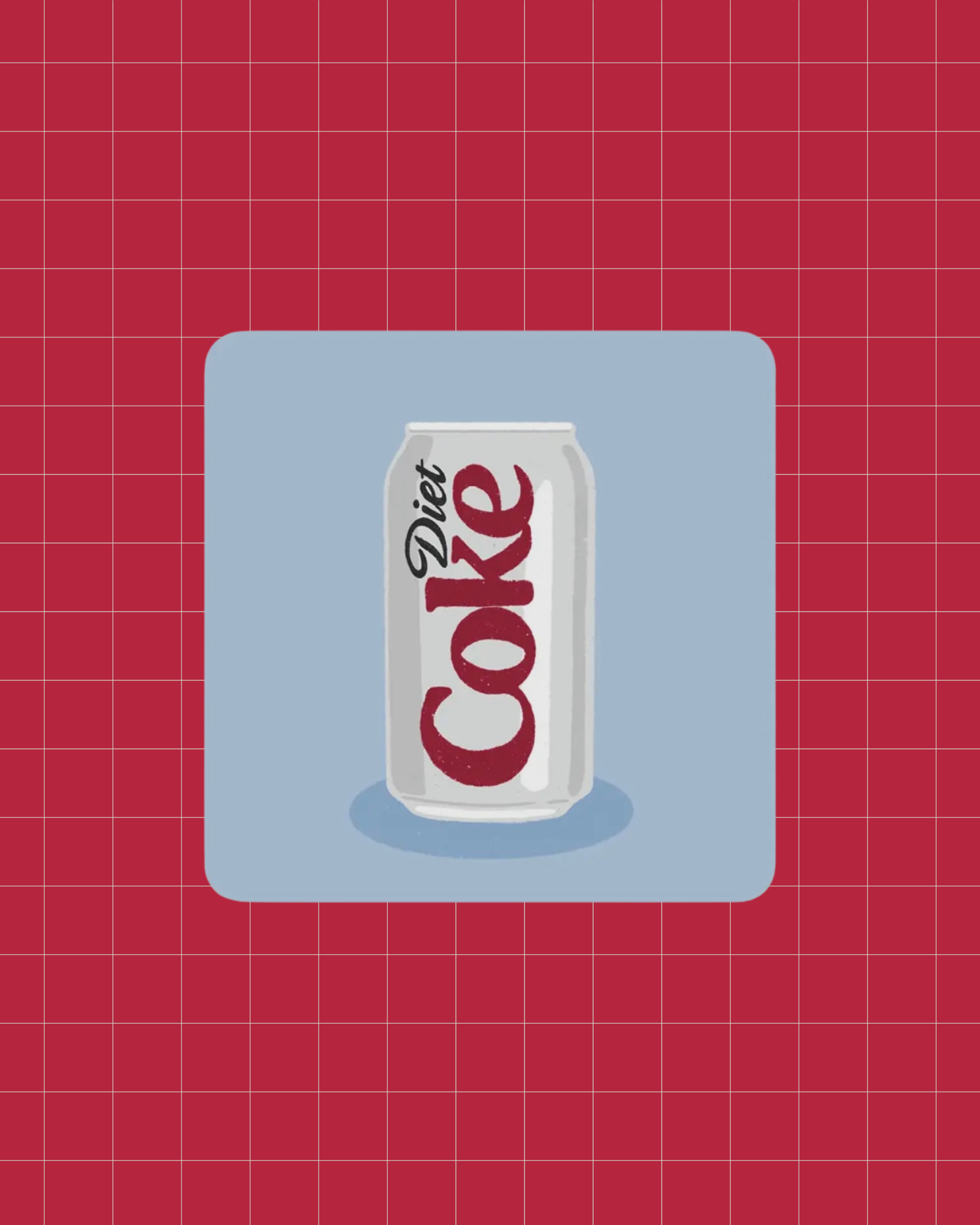 Diet Coke Coaster