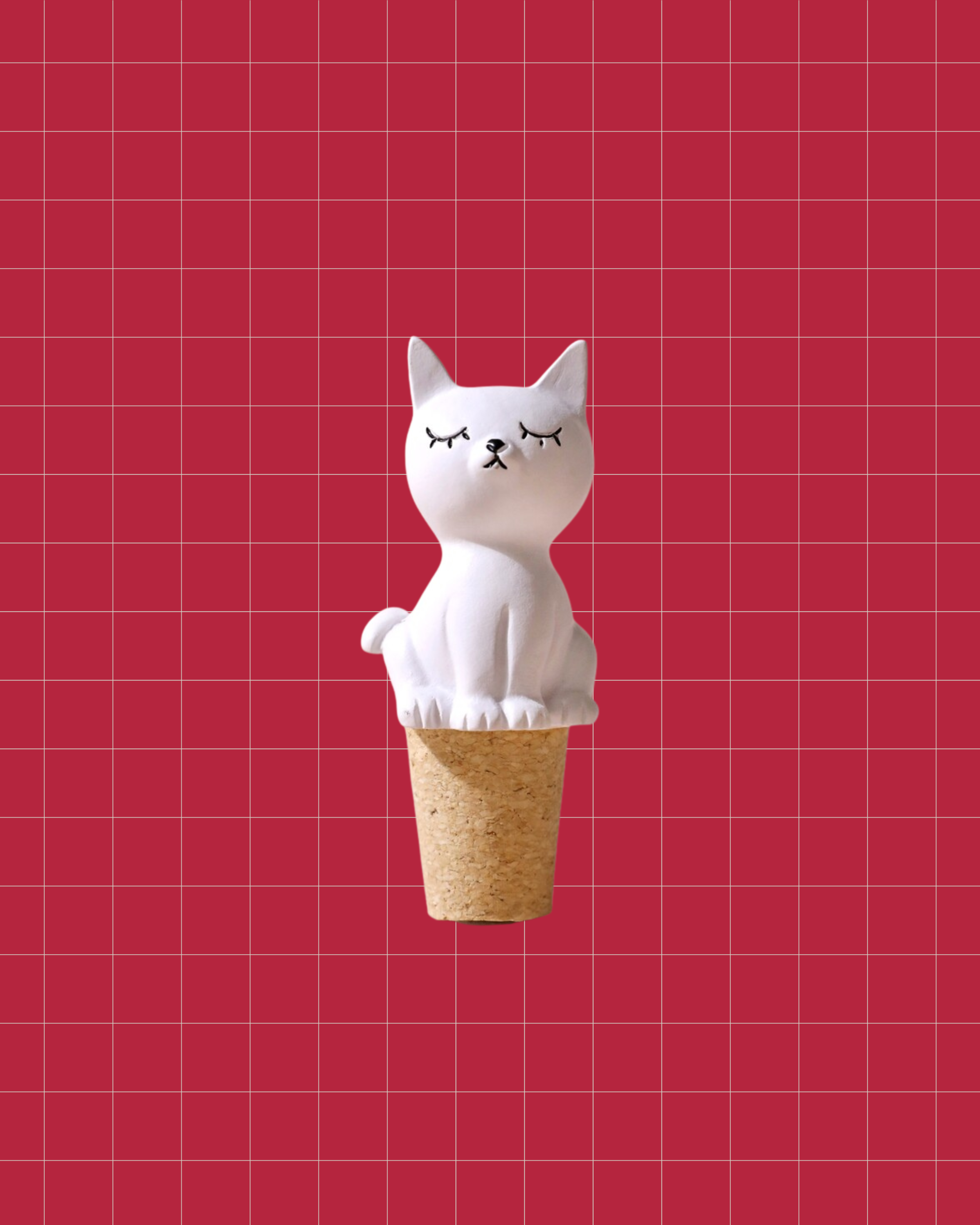 Cat Cork Bottle Stopper