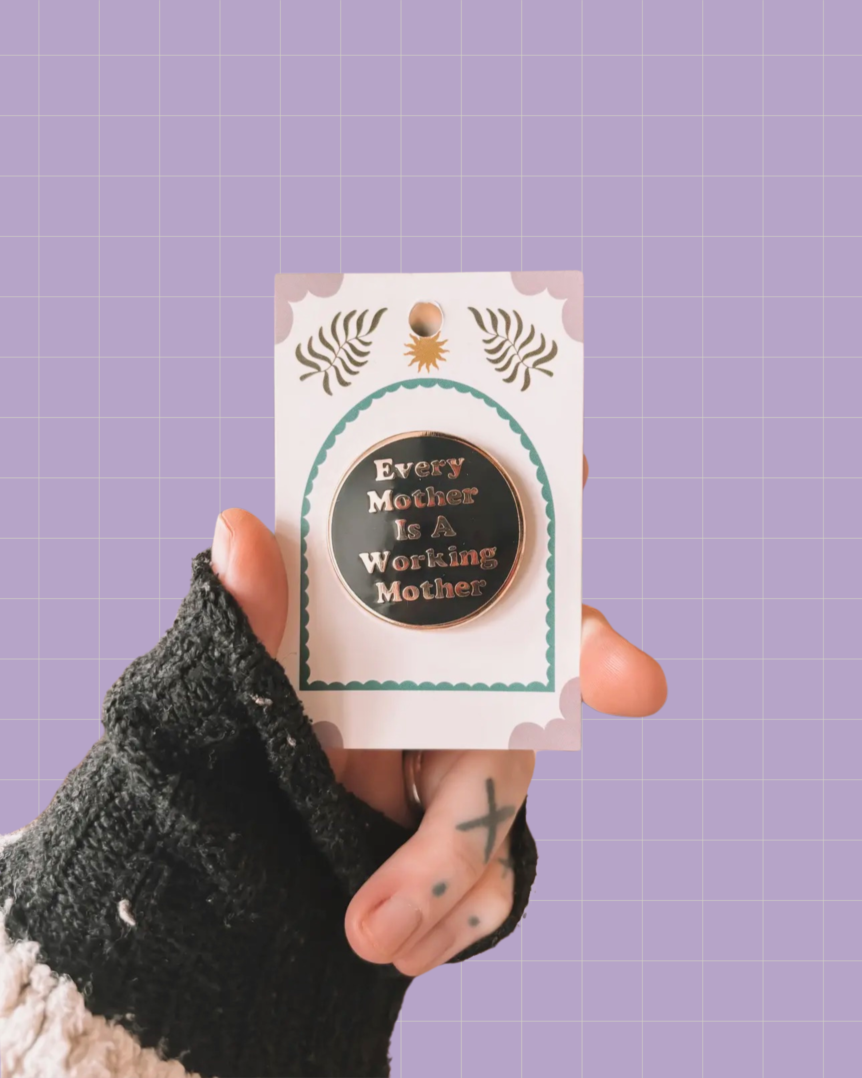 Working Mother Enamel Pin