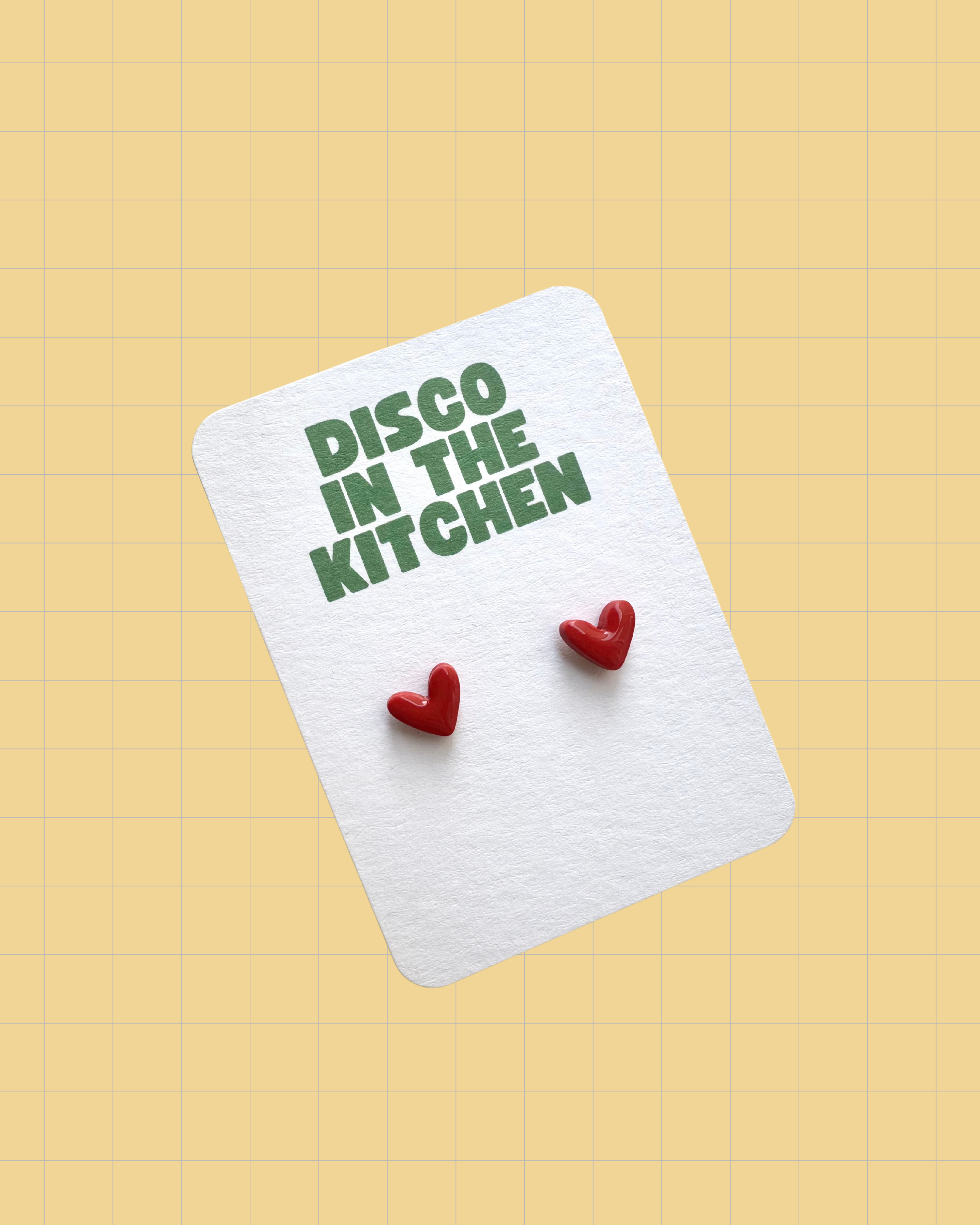 A Little Love - Heart Studs