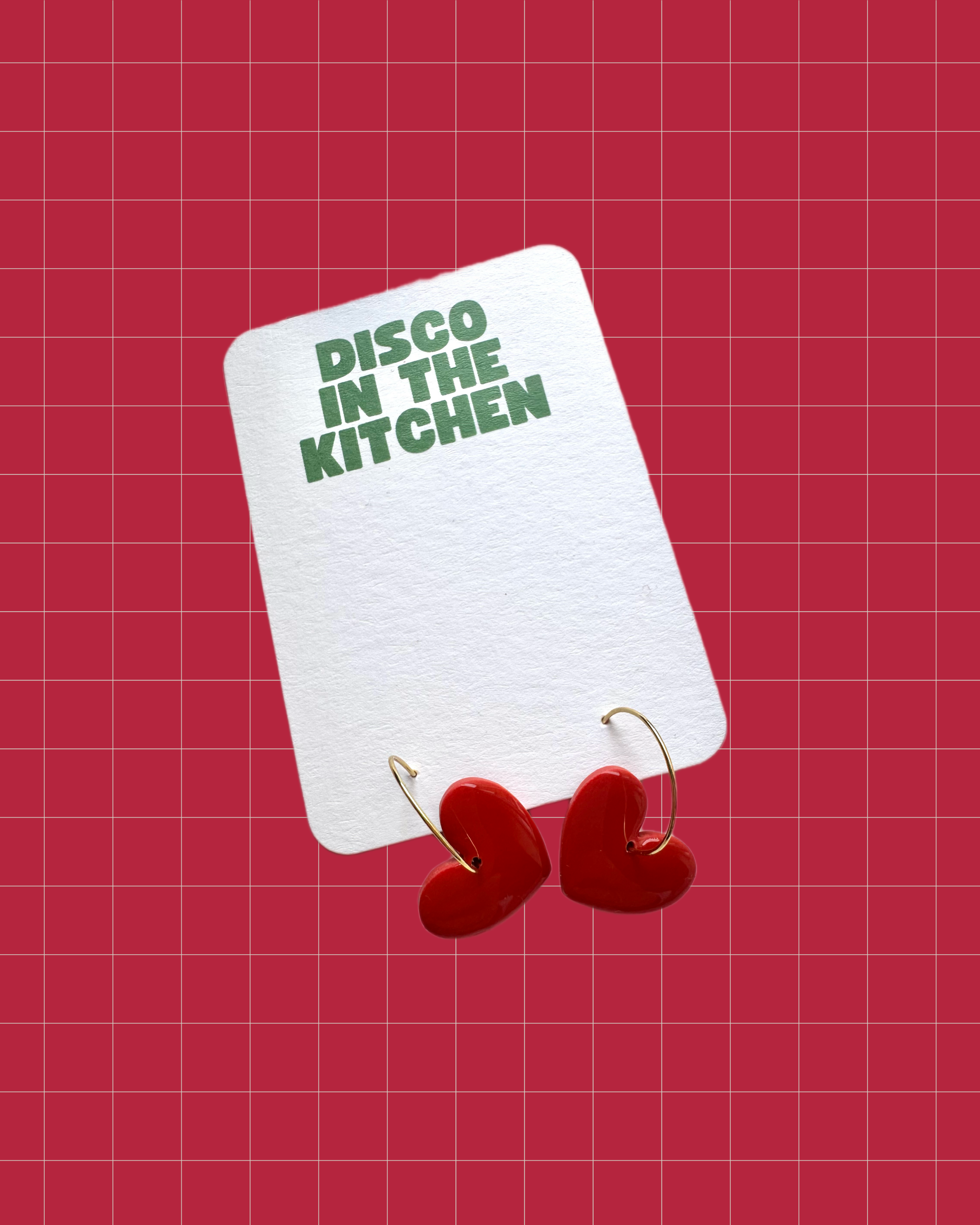 A Little Love - Heart Hoop Earrings