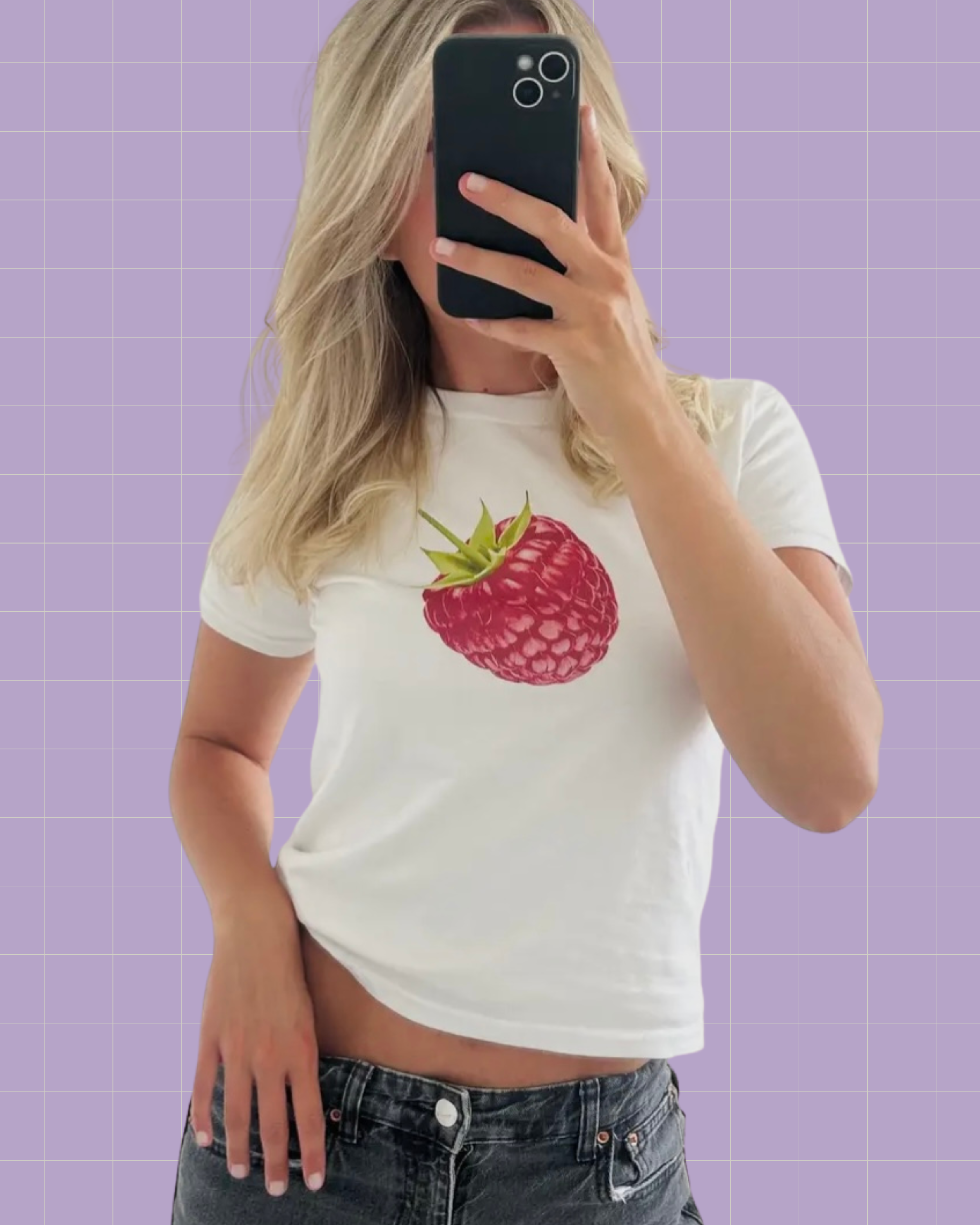 90'S Raspberry Tee