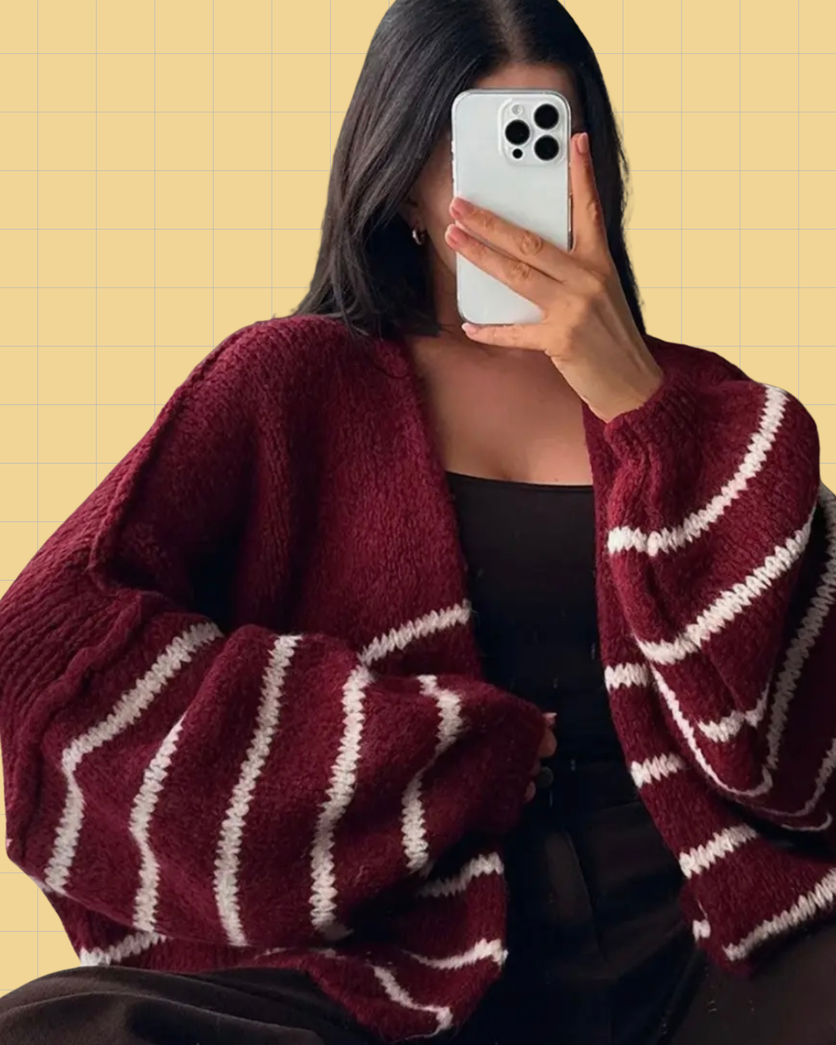 Erin Striped Cardigan