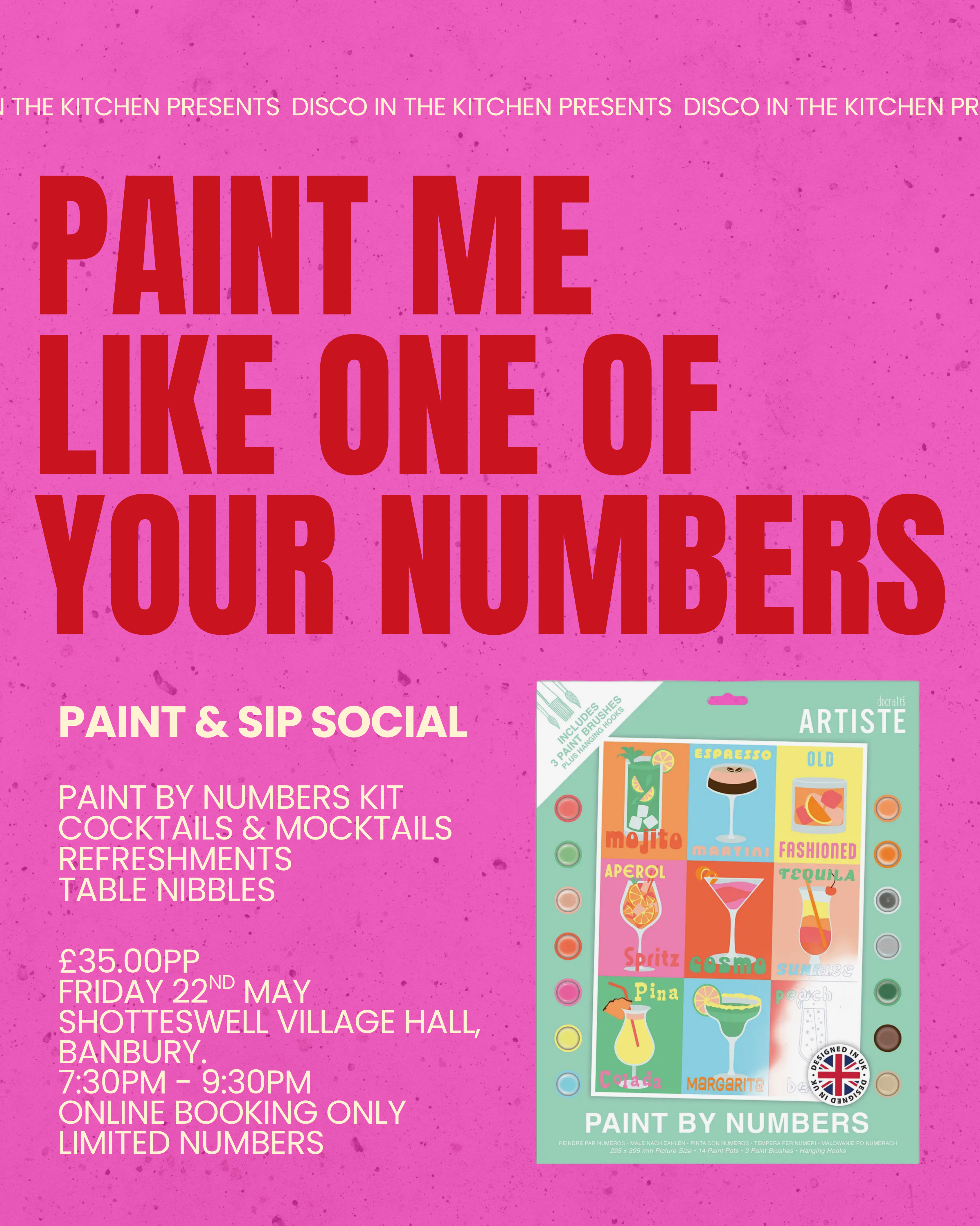 PAINT ME LIKE ONE OF YOUR NUMBERS - Paint & Sip Social